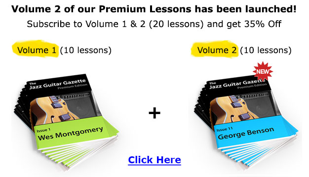 Premium Jazz Guitar Gazette Volume 1 & 2 Promo