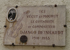 Django Reinhardt Plaque