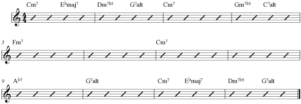 C minor blues