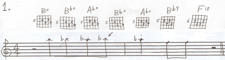 Wes Montgomery Chord Solos Example 1