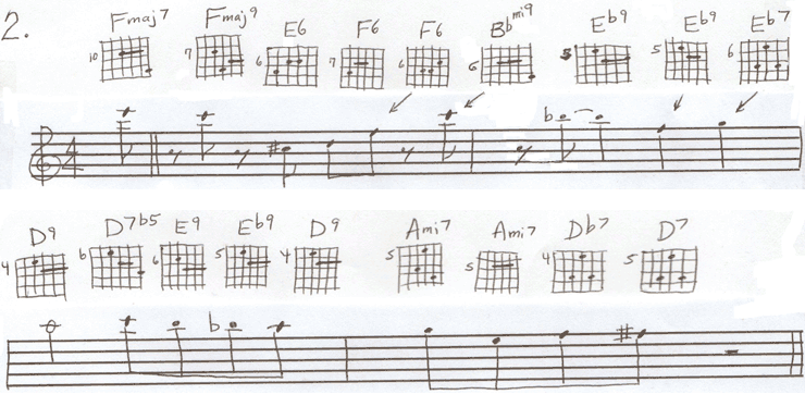 Wes Montgomery Chord Solos Example 2