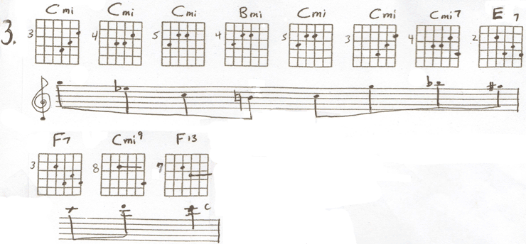 Wes Montgomery Chord Solos Example 3