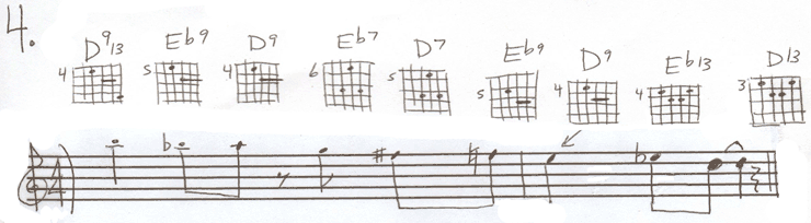 Wes Montgomery Chord Solos Example 4