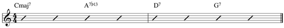 Basic chord subs example 4