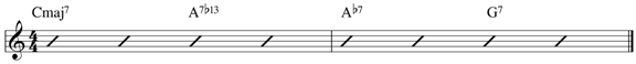 Tritone substitution example 2
