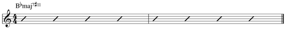 One chord turnaround example 5