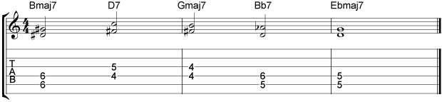 Coltrane Chord Changes 1