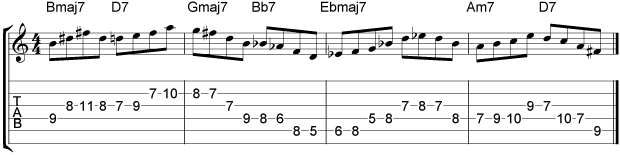 Coltrane Giant Steps Example 13