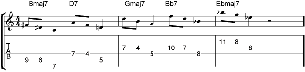 Coltrane Giant Steps Example 2