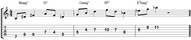 Coltrane Giant Steps Example 3