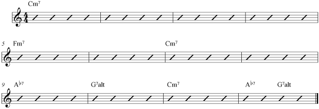 Minor guitar blues