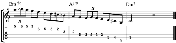 Joe Diorio Guitar Tabs : Lick 1