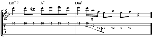 John McLaughlin Guitar Tab : Lick 1