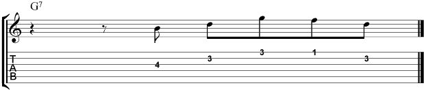Jazz Guitar Patterns : Dominant 5