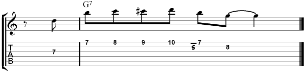 Jazz Guitar Patterns : Dominant 7