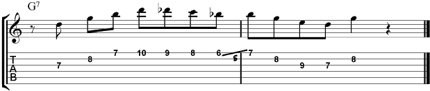Jazz Guitar Patterns : Dominant 8