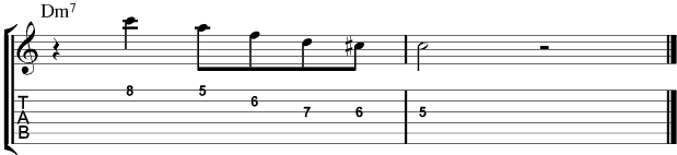 Jazz Guitar Patterns : Minor 3