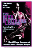 John Coltrane Quintet at the Village Vanguard, NYC 1961, Art Poster