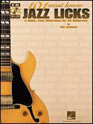 101 Must-Know Jazz Licks - sheet music at www.sheetmusicplus.com