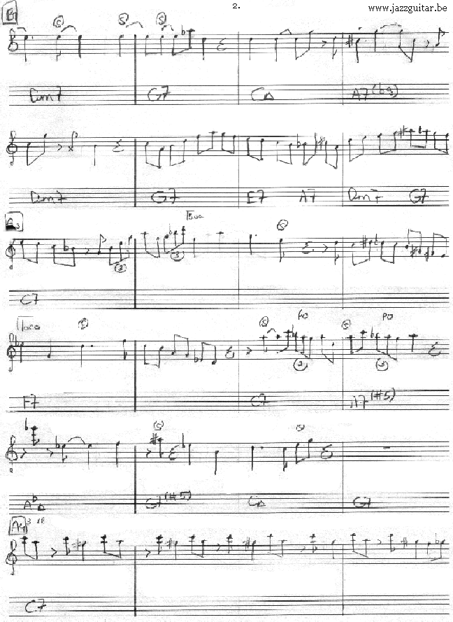 Guitar Transcriptions : Unit 7