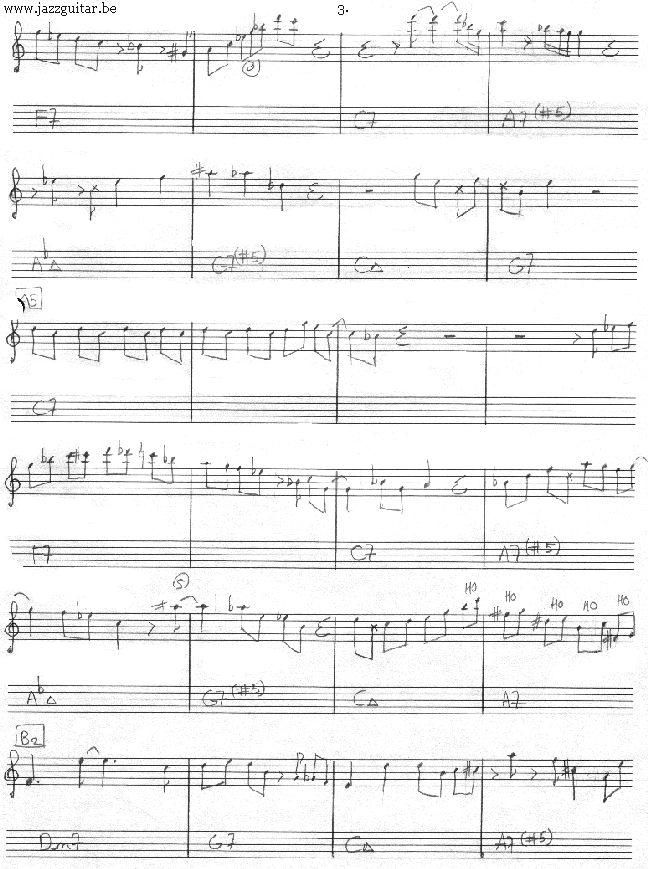 Guitar Transcriptions : Unit 7