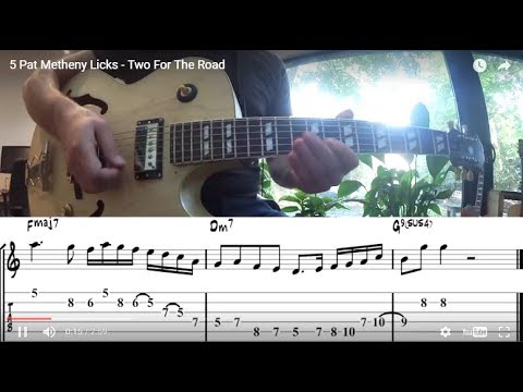 5 Pat Metheny Licks - Two For The Road