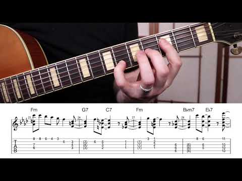 Lullaby Of Birdland - Chord Melody Arrangement - Jazz Guitar Lesson