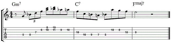 Joe Pass lick 6