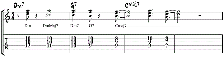 mMaj7 Chords 3