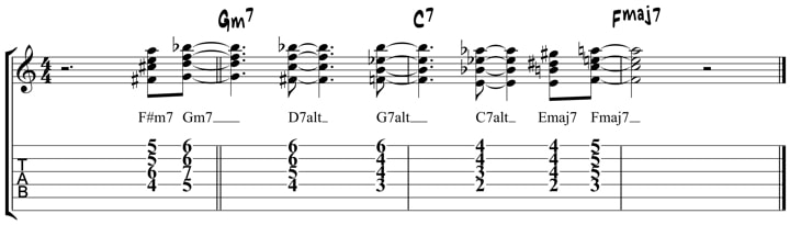 Wes Montgomery Chord Licks 1