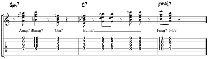 Wes Montgomery Chord Licks 2