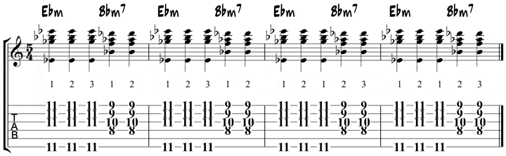 Take Five Chart