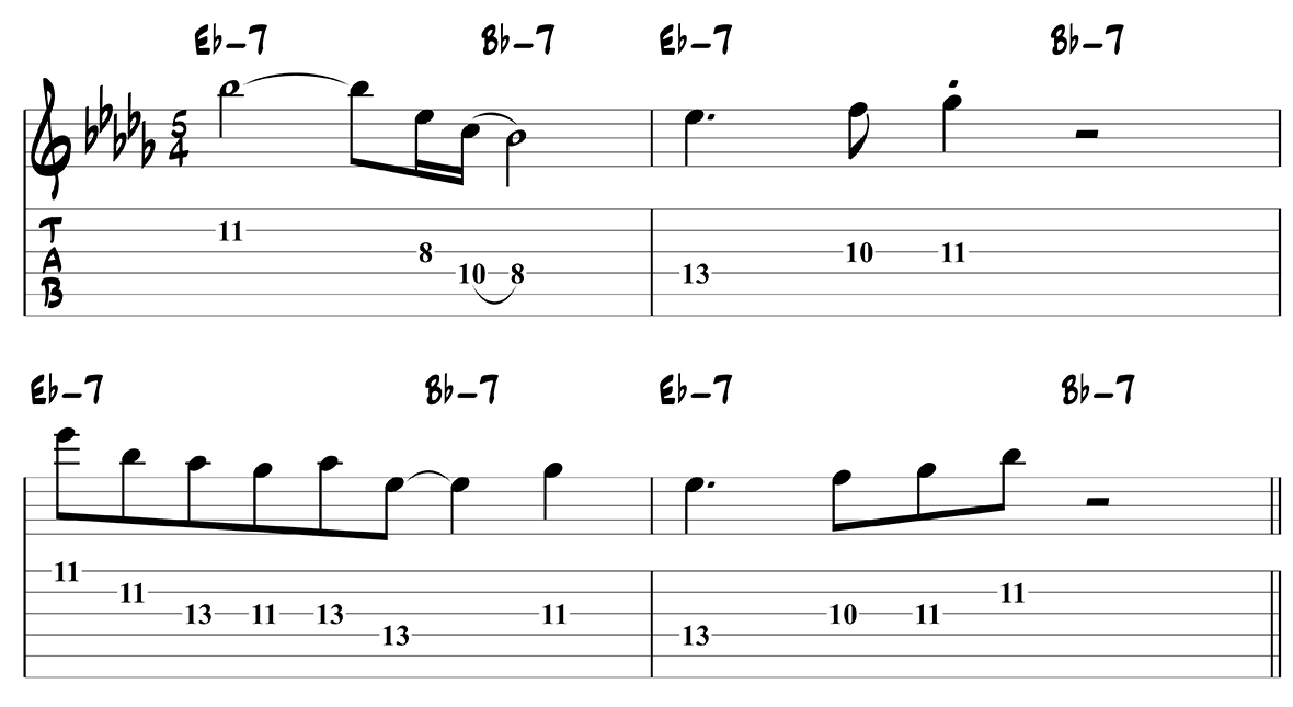 Take Five - Paul Desmond Lick 1