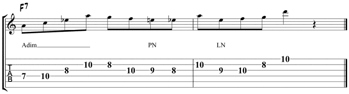 Charlie Christian 7th Licks 2