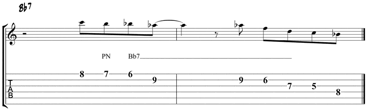 Charlie Christian 7th Licks 3