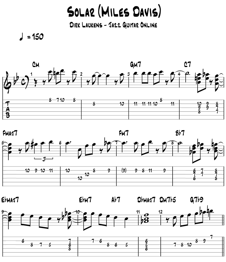 Solar Melody and Lead Sheet
