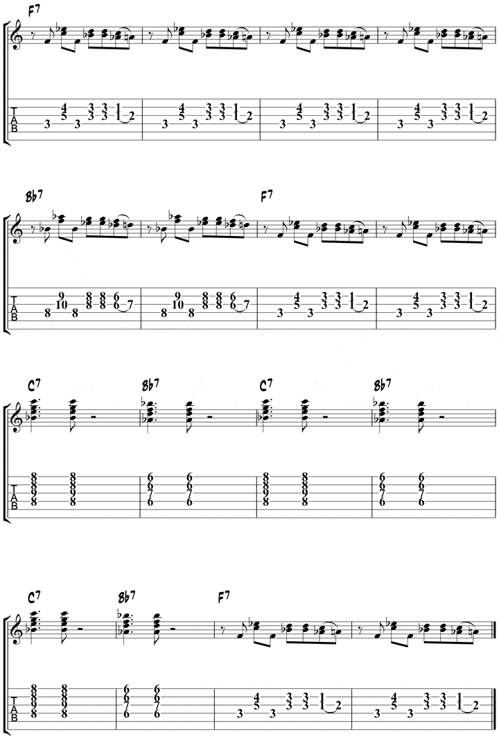 Watermelon Man Guitar Chords Chord Melody Solo