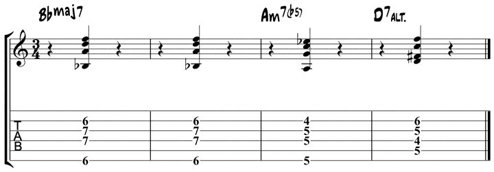 Bluesette Chords 2