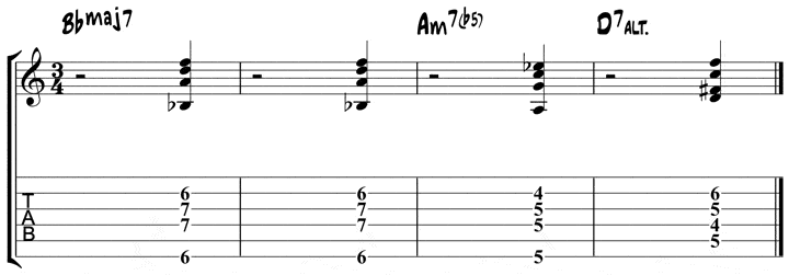 Bluesette Chords 3