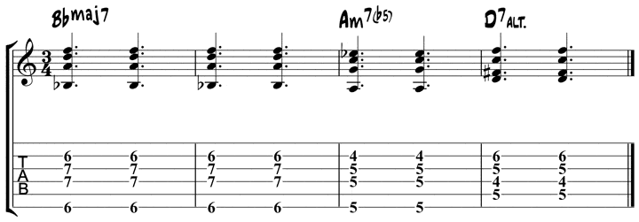 Bluesette Chords 4