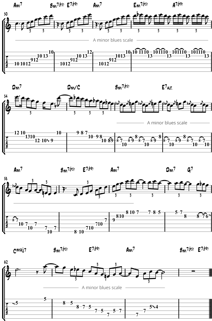 Summertime Jazz Guitar Solo 3