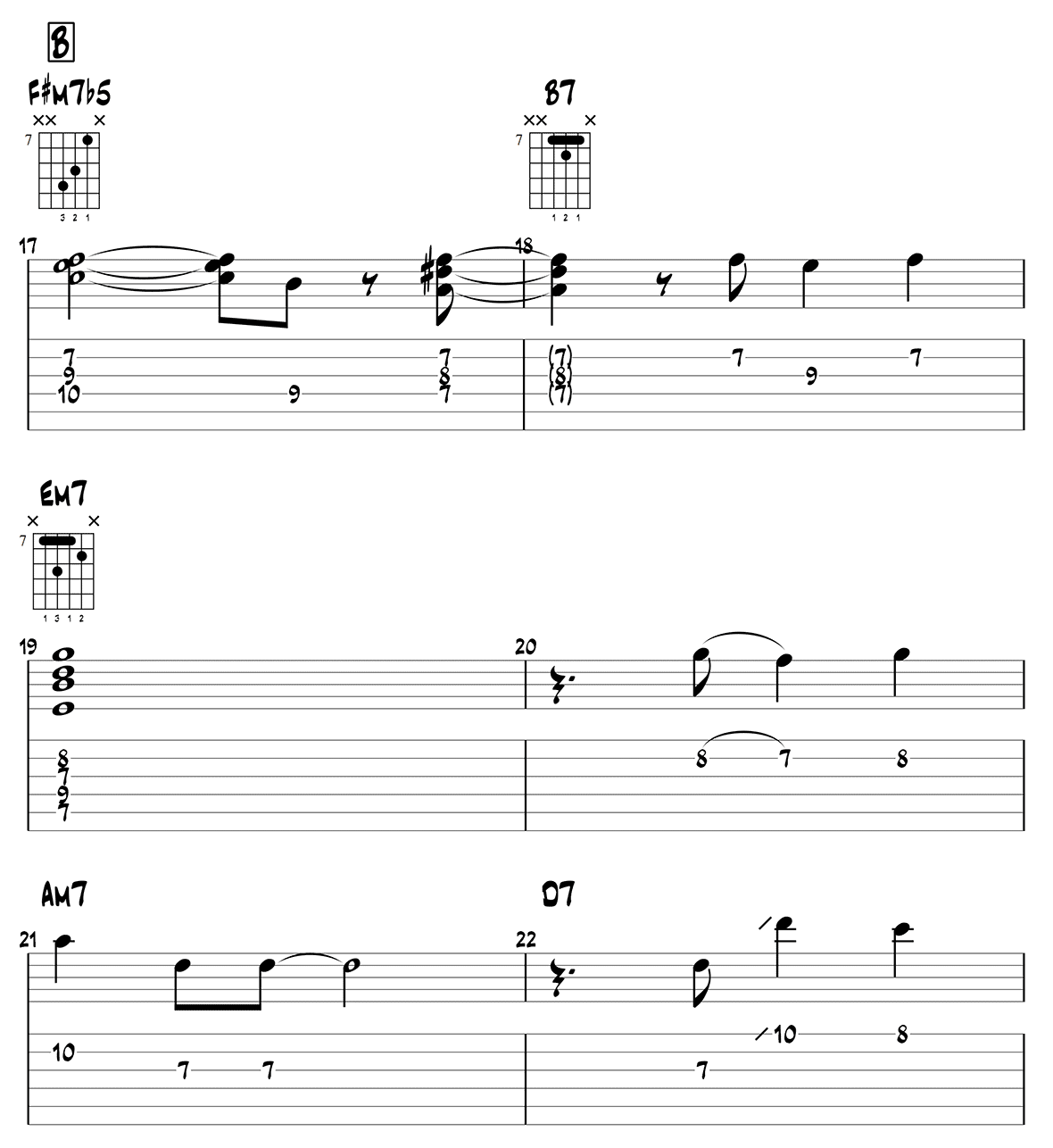 Autumn Leaves Melody Page 4