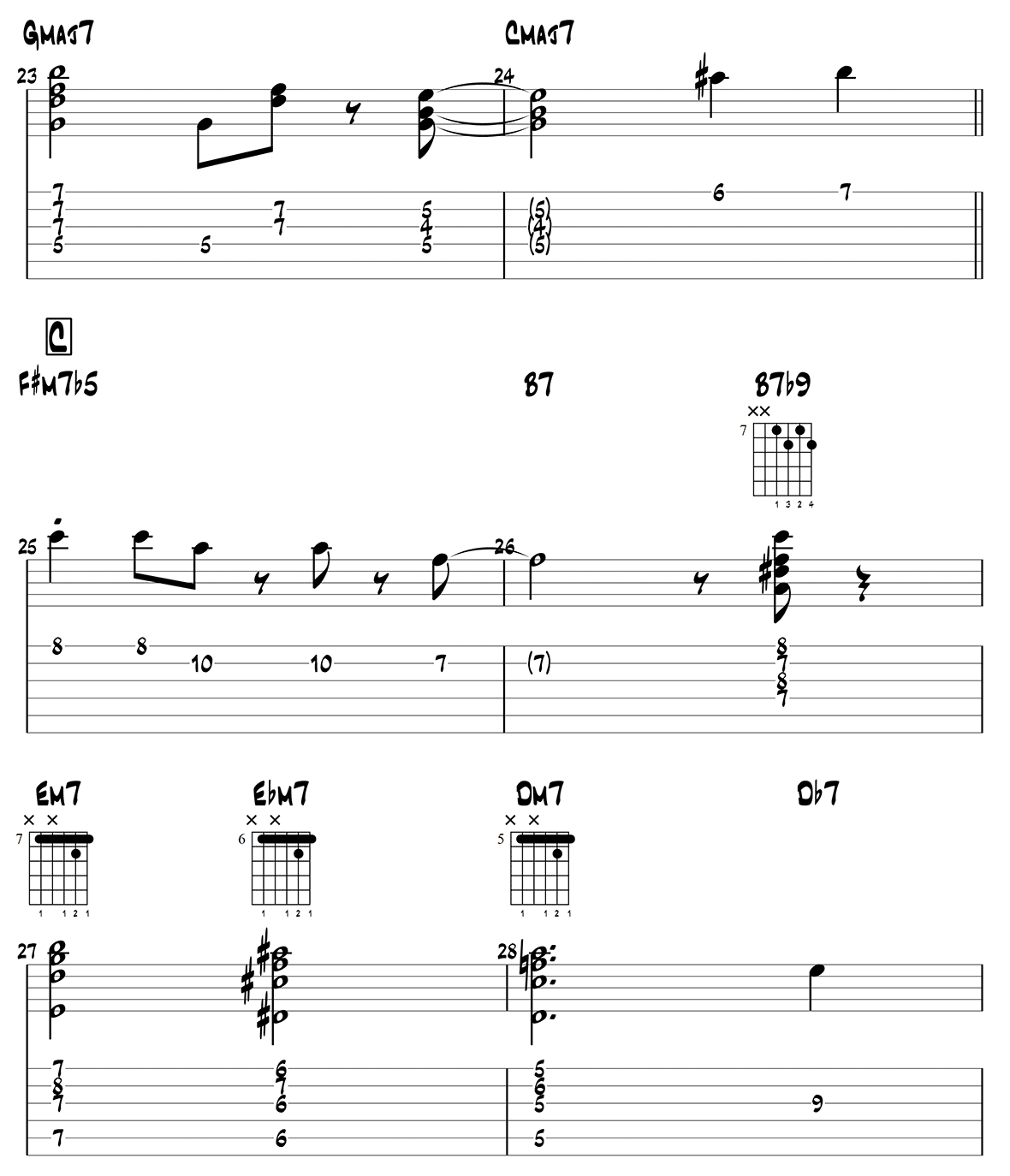 Autumn Leaves Melody Page 5