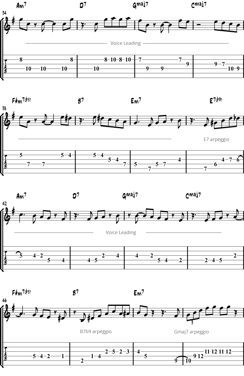 Autumn Leaves solo page 1