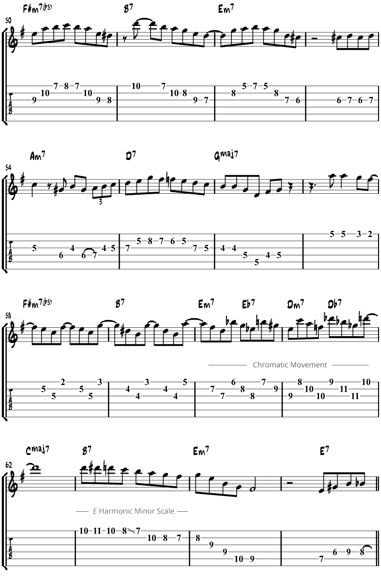 Autumn Leaves solo page 2