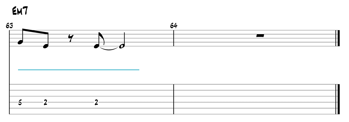 Autumn Leaves jazz guitar solo chorus 2 page 6