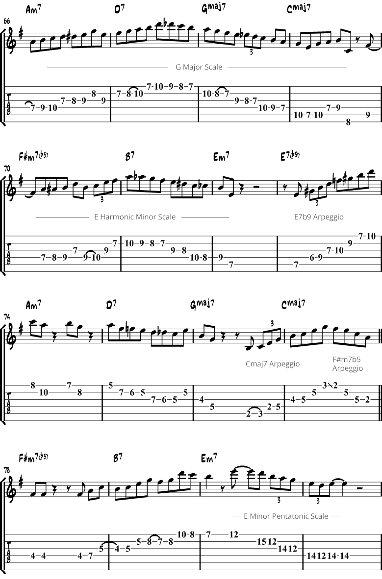 Autumn Leaves solo page 3