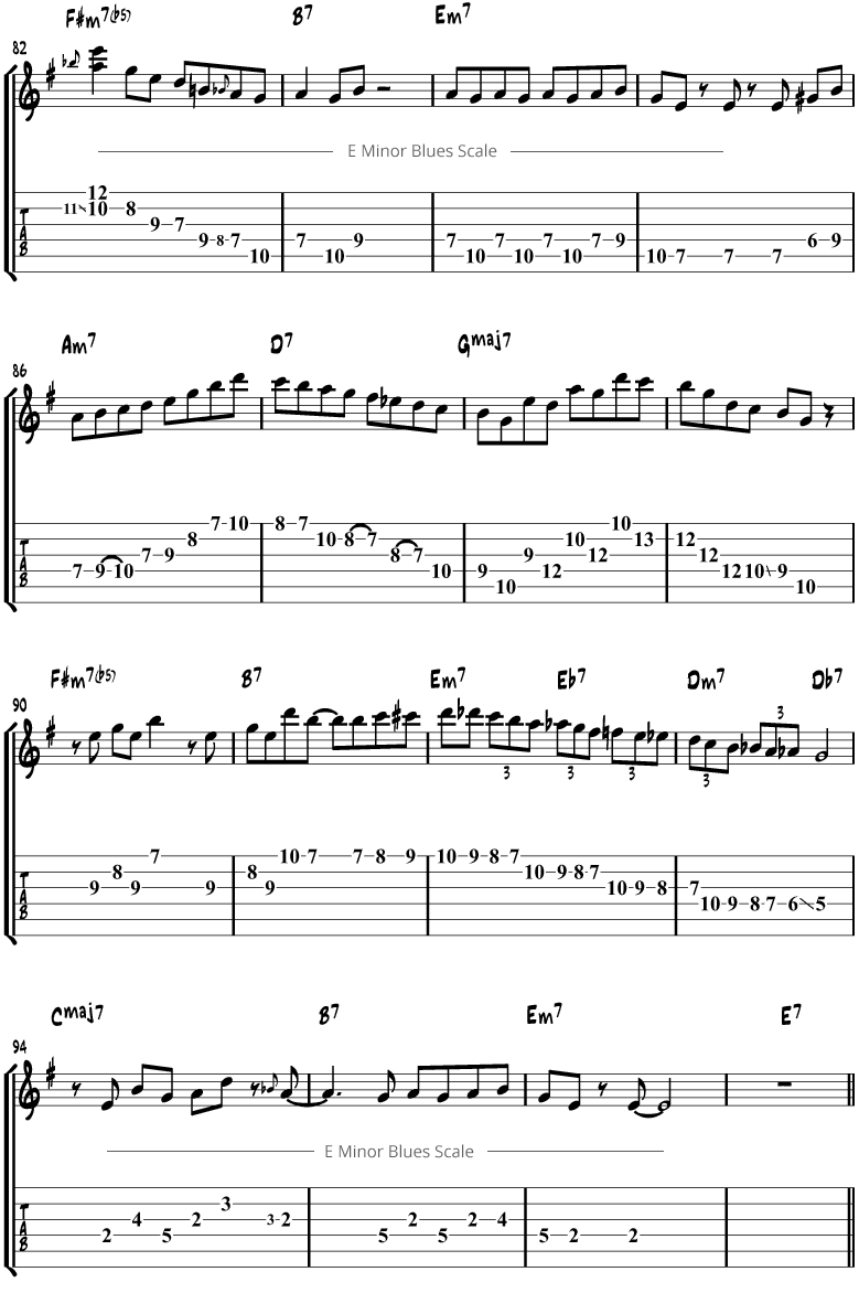 Autumn Leaves solo page 4