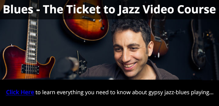 Gypsy jazz blues guitar video course