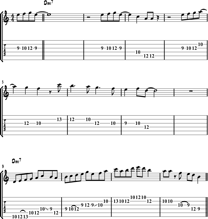 So What guitar solo page 1